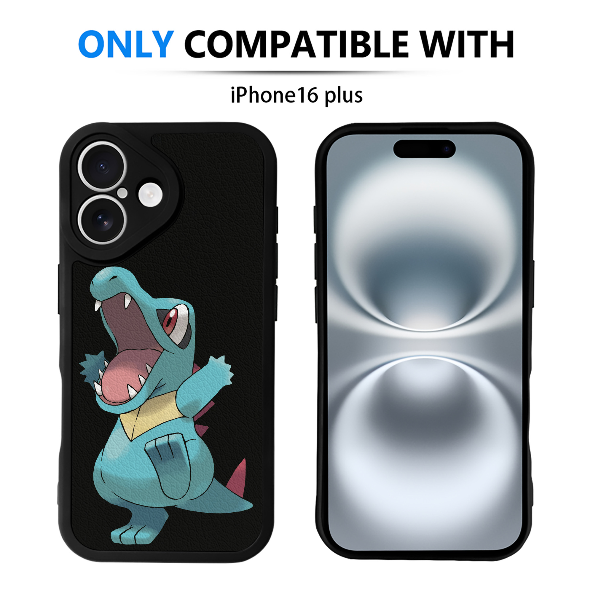 （画像用） ポケットモンスター Pokémon 【iPhone 16シリーズ対応】シリコンスマホケース（レザー調） 材質：シリコン